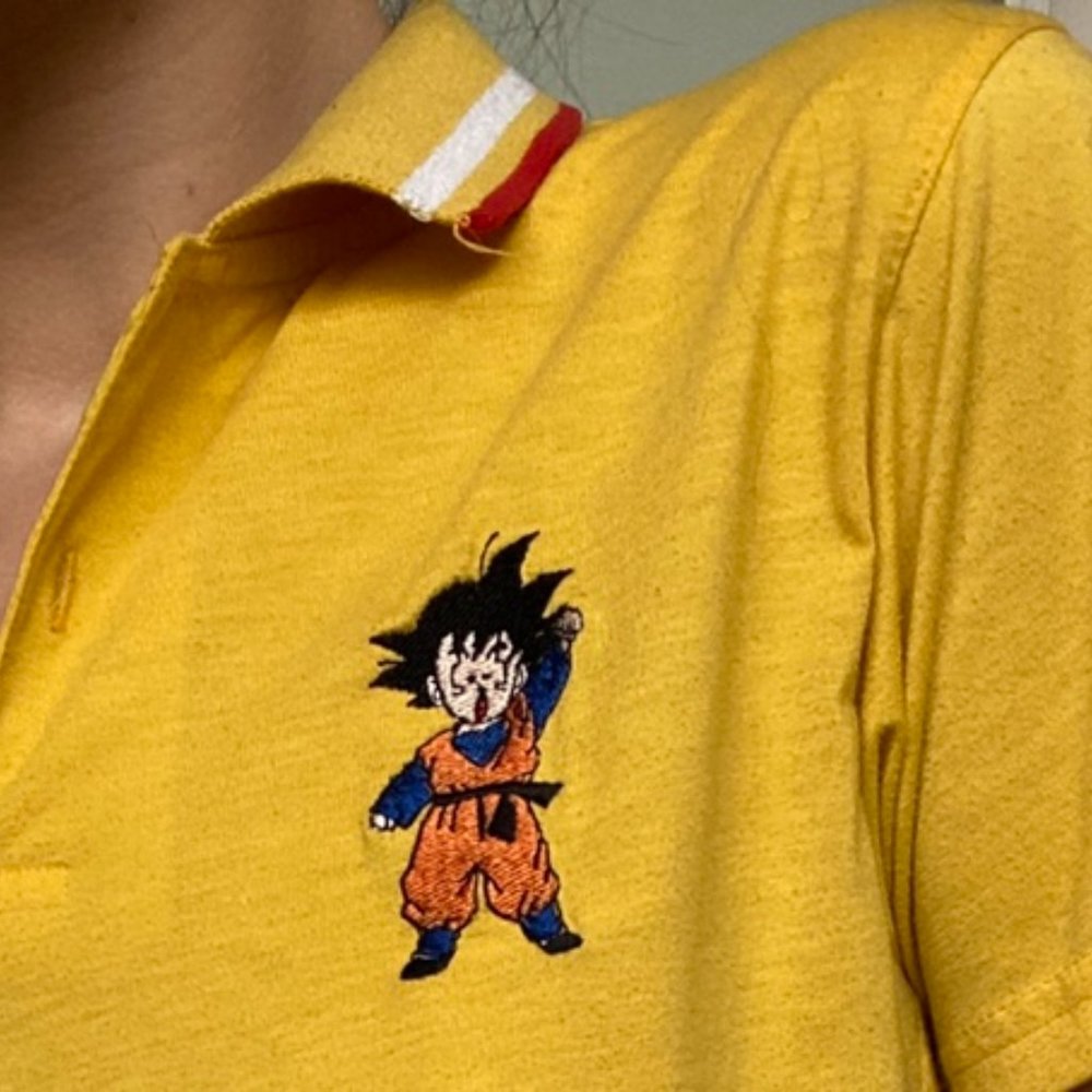 YELLOW DRAGON BALL Z GOKU POLO 💛⁣ - Picture 2 of 3